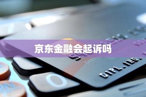 京东金融会起诉吗