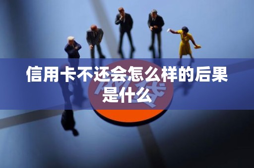 信用卡不还会怎么样的后果是什么