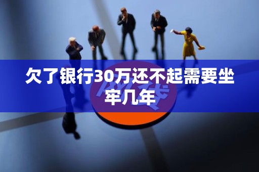 欠了银行30万还不起需要坐牢几年