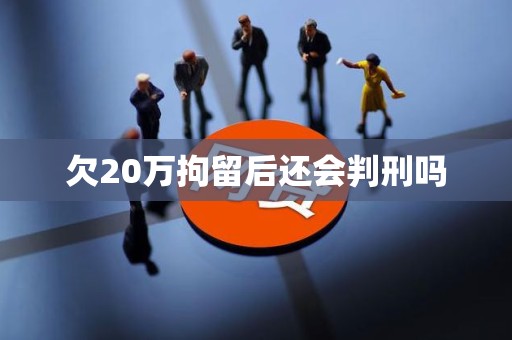 欠20万拘留后还会判刑吗