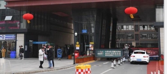 成都一小区业主开车进入小区。资料图片(图文无关)