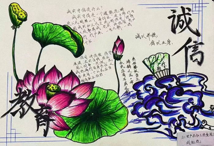 诚信手抄报图片大全