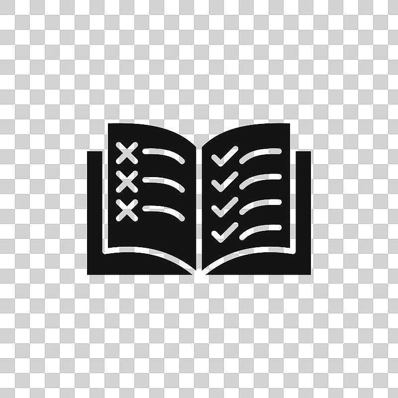 白色背景上的指南图标符号图片下载