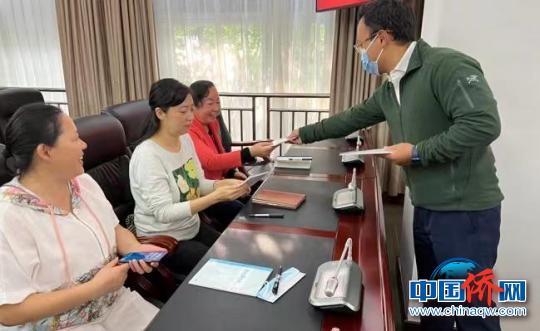 涉侨法律法规宣传讲座现场。　成都市武侯区人民政府侨台办供图