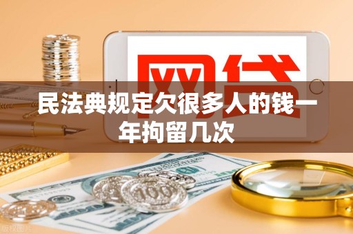 民法典规定欠很多人的钱一年拘留几次