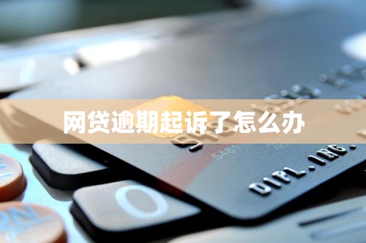 网贷逾期起诉了怎么办