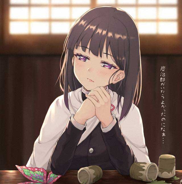 鬼灭之刃香奈乎同人美图，香奈乎写实画风很真实