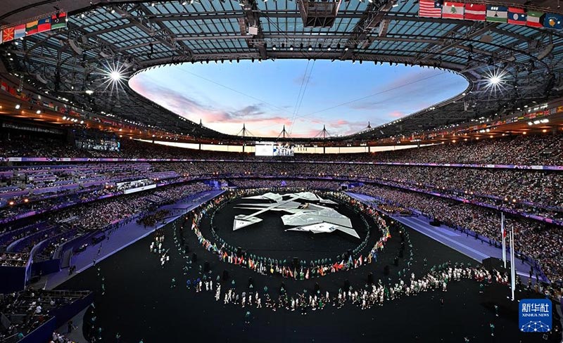 巴黎奥运会闭幕式举行