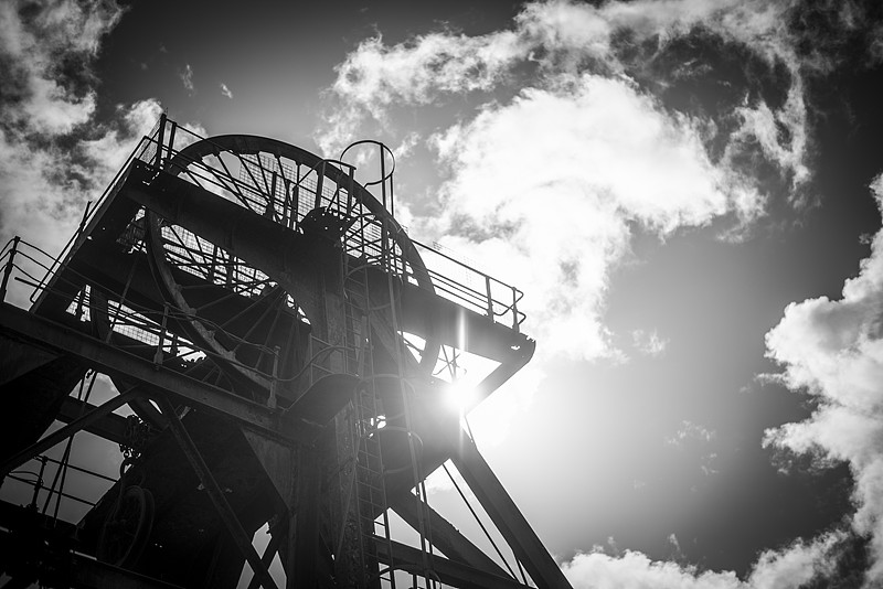 煤矿井口轮图片下载