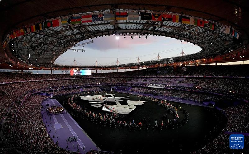 巴黎奥运会闭幕式举行