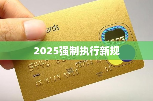 2025强制执行新规