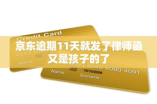 京东逾期11天就发了律师函又是孩子的了