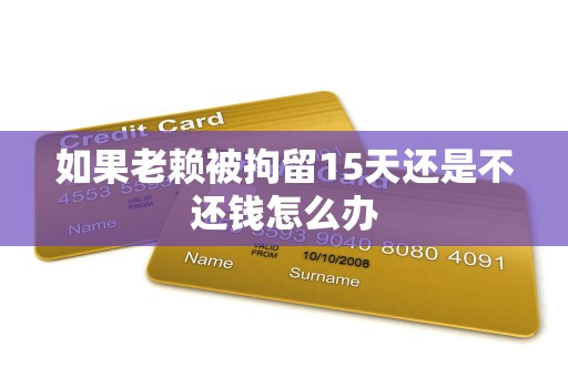 如果老赖被拘留15天还是不还钱怎么办