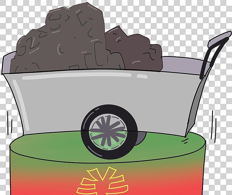 煤矿矿业价格元素图片下载