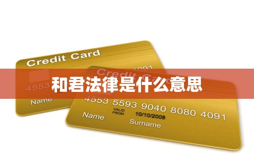 和君法律是什么意思