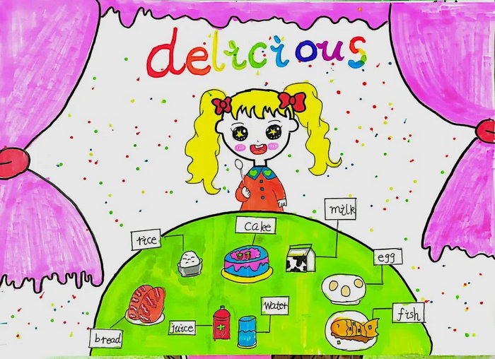 三年级英语简单又漂亮手抄报