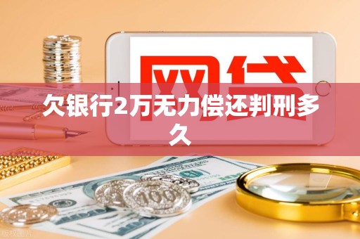 欠银行2万无力偿还判刑多久