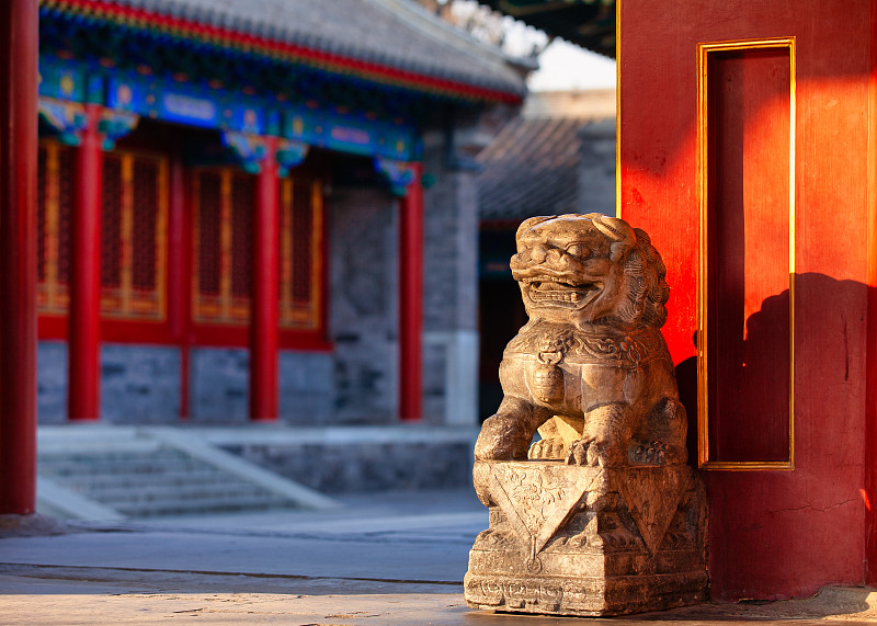 昔日王谢堂前狮图片下载