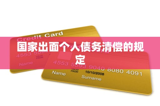 国家出面个人债务清偿的规定