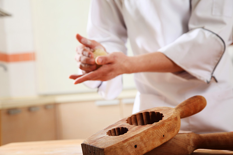 木制月饼模具图片下载
